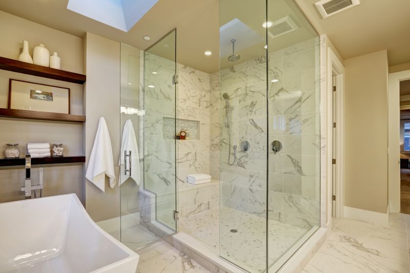 Luxury Shower with Glass Door
